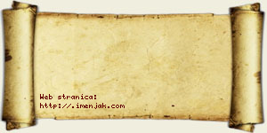 David Jednak vizit kartica